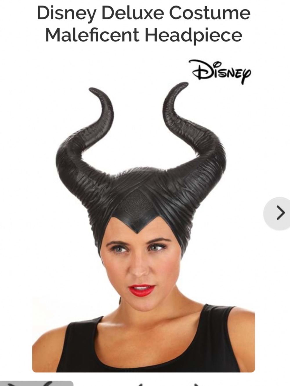 Maleficent horn headpiece